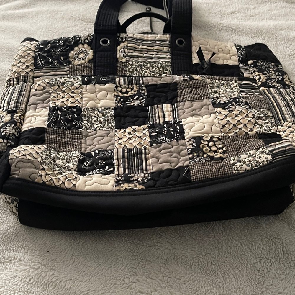 Donna Sharp Patchwork Tote Bag Women’s black - Picture 5 of 7